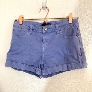 THIS CITY Purple Faded Cuffed Shorts Size 25/4
